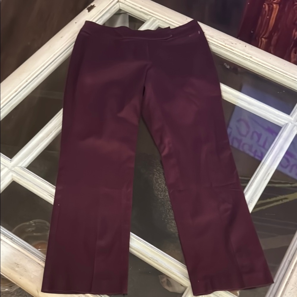 New York & Company Burgundy Slacks